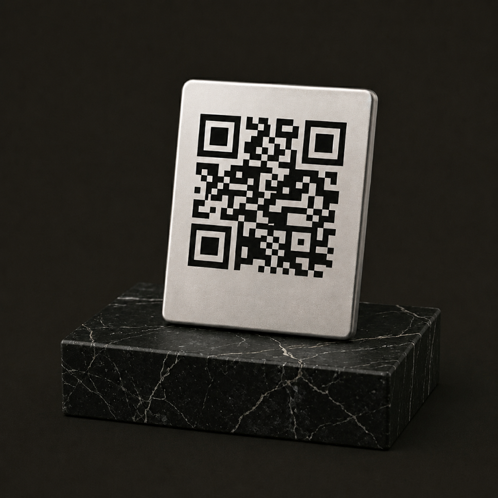 Premium QR memorial